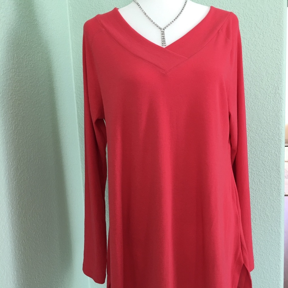 Soft Surroundings Tunic Top Long sleeves Size L